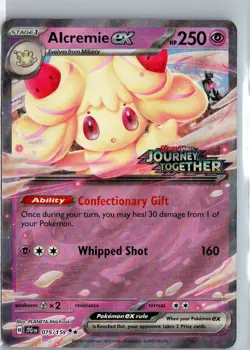 Pokemon Alcremie ex (Journey Together Stamped) Double Rare Miscellaneous Cards - Image 1