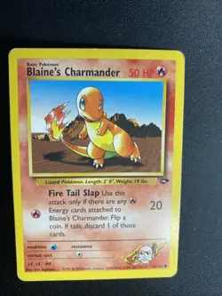 Pokemon TCG Blaine's Charmander Gym Challenge, Common Card 60/132 - Image 1