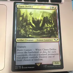 Chaos Defiler Universes Beyond: Warhammer 40000 Regular Mtg - Image 1