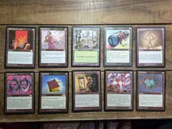 MTG 10 CARD LOT ARTIFACTS SOME NEAR MINT OTHERS LIGHT PLAY - Image 1