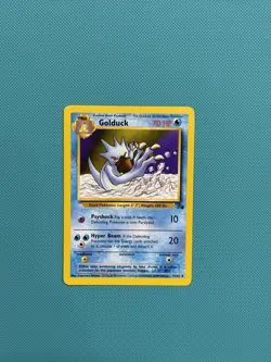 (MP) Golduck 35/62 Fossil Regular Set Pokemon WoTc Vintage (Small Dent) - Image 1