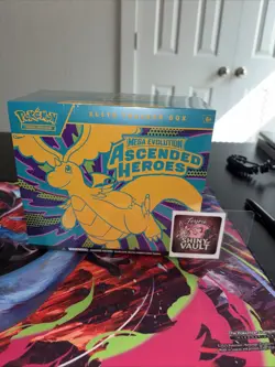 POKEMON Tcg MEGA EVOLUTION ASCENDED HEROES ETB IN HAND SEALED - Image 1