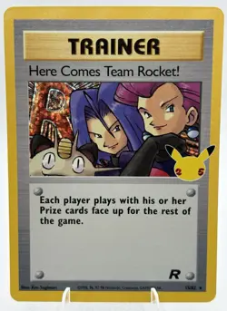 Pokemon Celebrations Here Comes Team Rocket! HOLO 25th Anniversary Celebrations - Image 1