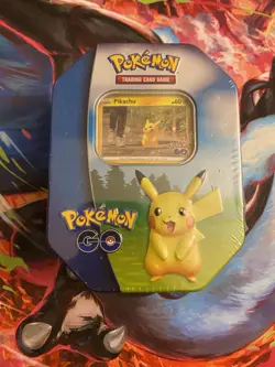 Pokemon Pokemon GO Tin Pikachu Sword & Shield Factory Sealed NEW - Free Ship! - Image 1