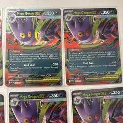 Mega Gengar Ex - Pokemon Phantasmal Flames - 056/094 Near Mint Condition (SIX) - Image 3