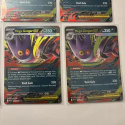 Mega Gengar Ex - Pokemon Phantasmal Flames - 056/094 Near Mint Condition (SIX) - Image 4