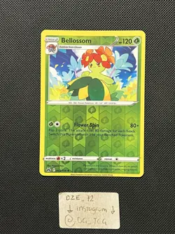 Pokemon Crown Zenith - Bellossom - 003/159 - Reverse Holo Rare - M/NM - Image 1