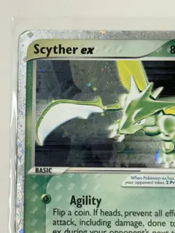 Pokemon TCG Scyther ex 102/109 Ruby And Sapphire Holo Silver Border - Image 2
