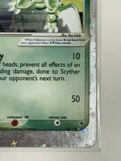 Pokemon TCG Scyther ex 102/109 Ruby And Sapphire Holo Silver Border - Image 4