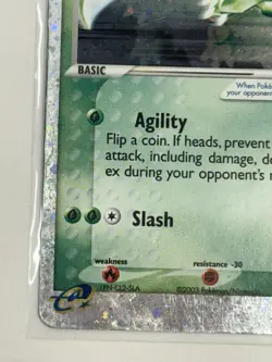 Pokemon TCG Scyther ex 102/109 Ruby And Sapphire Holo Silver Border - Image 5