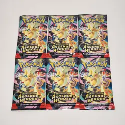 Pokemon Ascended Heroes Booster Packs - Lot of 6 - Factory Sealed - Image 1