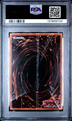 2002 YU-GI-OH! STARTER DECK: YUGI #006 DARK MAGICIAN PSA 1 - Image 2