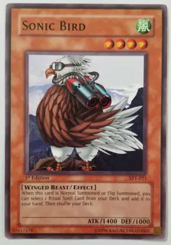Yu-Gi-Oh! SONIC BIRD SYE-021 1st Edition Starter Deck: Yugi Evolution 🍒 - Image 2