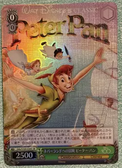 Peter Pan Secret Rare Dds/S104-036S Disney 100 Weiss Schwarz Celebration JP - Image 1