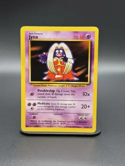 Jynx 031/102 Base Set Regular (LP) VINTAGE POKEMON CARDS - Image 1
