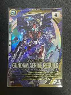 Gundam ARSENAL BASE Card LX02-061(U) 112(P) GUNDAM AERIAL SULETTA MERCURY BANDAI - Image 4