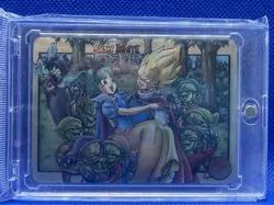 Carte Bulma Vegeta Disney Princesse Dragon Ball Z Dbz Card Prism Holo Foil Flash - Image 1