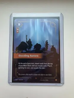 Riftbound League Of Legends Origins Foil Card OGN 160 Dazzling Aurora - Image 1