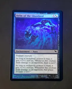 Helm of the Ghastlord Shadowmoor Foil Fresh Pull NP Mint Condition 🔥 MTG - Image 1