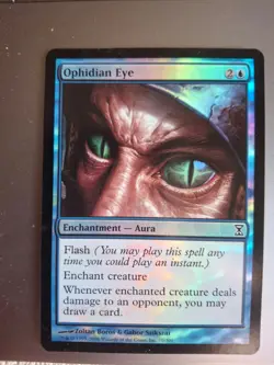 Ophidian Eye Time Spiral Foil MP/LP Blue Enchantment - Image 1