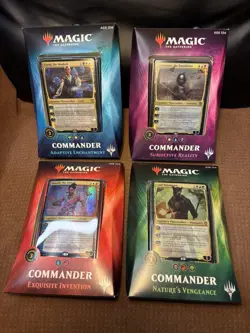 MTG Commander 2018 (Set of 4) Factory SEALED/New Decks - Magic the Gathering - Image 1