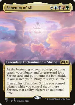 MTG Foil - Sanctum of All (Extended Art) - 381 / NM / English - Image 1