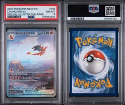 2023 POKEMON MEW EN-151 #199 CHARIZARD EX SPECIAL ILLUSTRATION RARE PSA 8 - Image 3