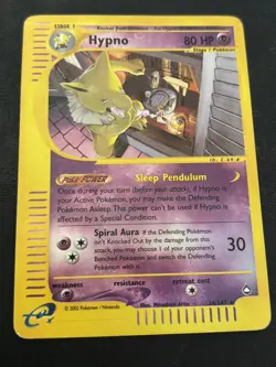 Hypno - 16/147 Aquapolis e-Reader Holo Pokemon - MP - Image 1