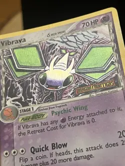 Pokemon TCG Vibrava Reverse Holo 24/101 Rare Ex Dragon Frontiers NM - Image 2