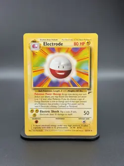 (MP) Electrode 025/130 Base Set 2 Vintage Pokemon WoTc - Image 1