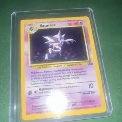 Pokemon Haunter Holo Rare Fossil 6/62 Stage 1 50 HP Wizards of the Coast - Image 1