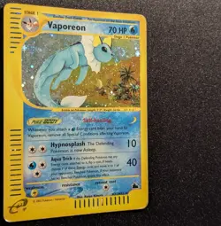 Pokemon SKYRIDGE - #H31/H32 Vaporeon - Holo - ENG - DOUBLE SWIRL - HP/MP - Image 5