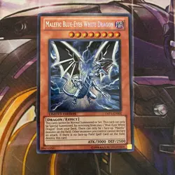 Yugioh Malefic Blue-Eyes White Dragon - NM - YMP1-EN002 Secret Bonds Beyond - Image 1