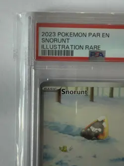 2023 PSA 10 Pokemon Paradox Rift Snorunt Illustration Rare FA 188/182 card Gem - Image 3