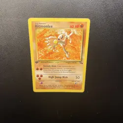 Pokemon TCG Hitmonlee Fossil Set 1st Edition Card 22/62 - Image 5