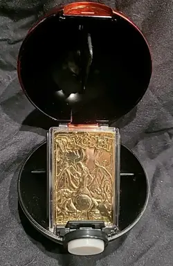 23K Gold Plated CHARIZARD Trading Card 1999 Burger King Pokemon Ball - Image 1