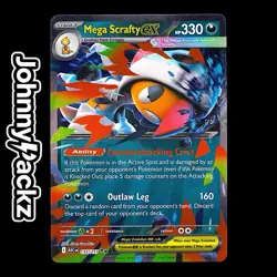 Mega Scrafty 135/217 ex - 2026 Ascended Heroes Double Rare - Pokemon Card (NM) - Image 1