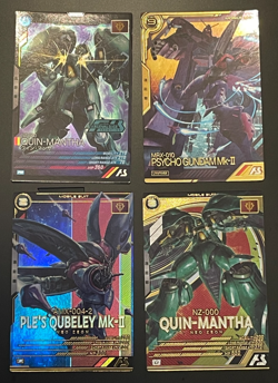 Gundam ARSENAL BASE Card UT03-011(U) LX01-014(P) QUIN-MANTHA QUBELEY BANDAI - Image 1