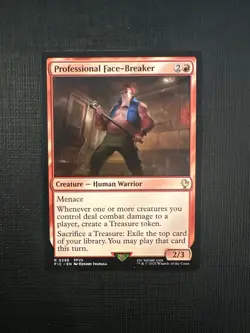Professional Face-Breaker - 296 - NM - Commander: FINAL FANTASY - MTG - Image 1