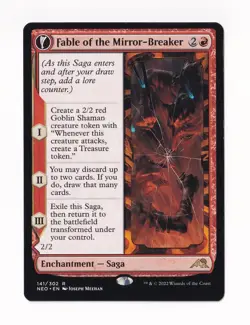 Magic the Gathering Kamigawa Neon Dynasty #141 Fable of the Mirror-Breaker - Image 1