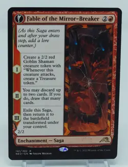Magic the Gathering Kamigawa Neon Dynasty #141 Fable of the Mirror-Breaker - Image 3