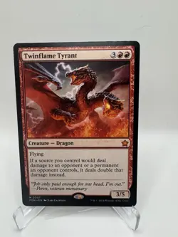 MTG Twinflame Tyrant #97 (Regular) (NM) Foundations FDN Magic The Gathering - Image 1