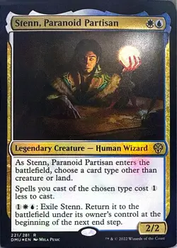 Stenn, Paranoid Partisan Foil R Dominaria United 221 NM - Image 1