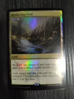 Reflecting Pool Commander Legends Battle for Baldur's Gate FOIL MTG Magic - Image 1