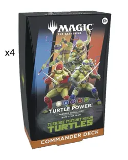 Sealed MTG: Teenage Mutant Ninja Turtles Commander Deck Turtle Power Case 3/6 - Image 1