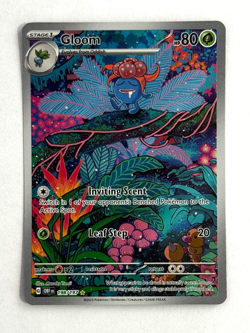 Pokemon TCG Gloom 198/197 Holofoil Illustration Rare SV03: Obsidian Flames - Image 1