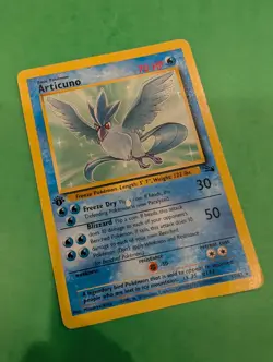 1ST EDITION ARTICUNO 17/62 WOTC FOSSIL NON HOLO RARE POKEMON CARD WIZARDS - Image 1