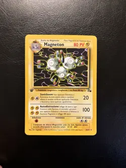 1ST EDITION Magneton 26/62 Italian -Vintage Rare Pokemon Card- Fossil LP - Image 1