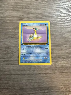Pokemon TCG WOTC Fossil Lapras 25/62 Non Holo Rare 1st Edition - MP Moderately - Image 2