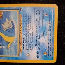 Pokemon Vintage Southern Islands Lapras 12/18 Rare WotC Promo - Image 3